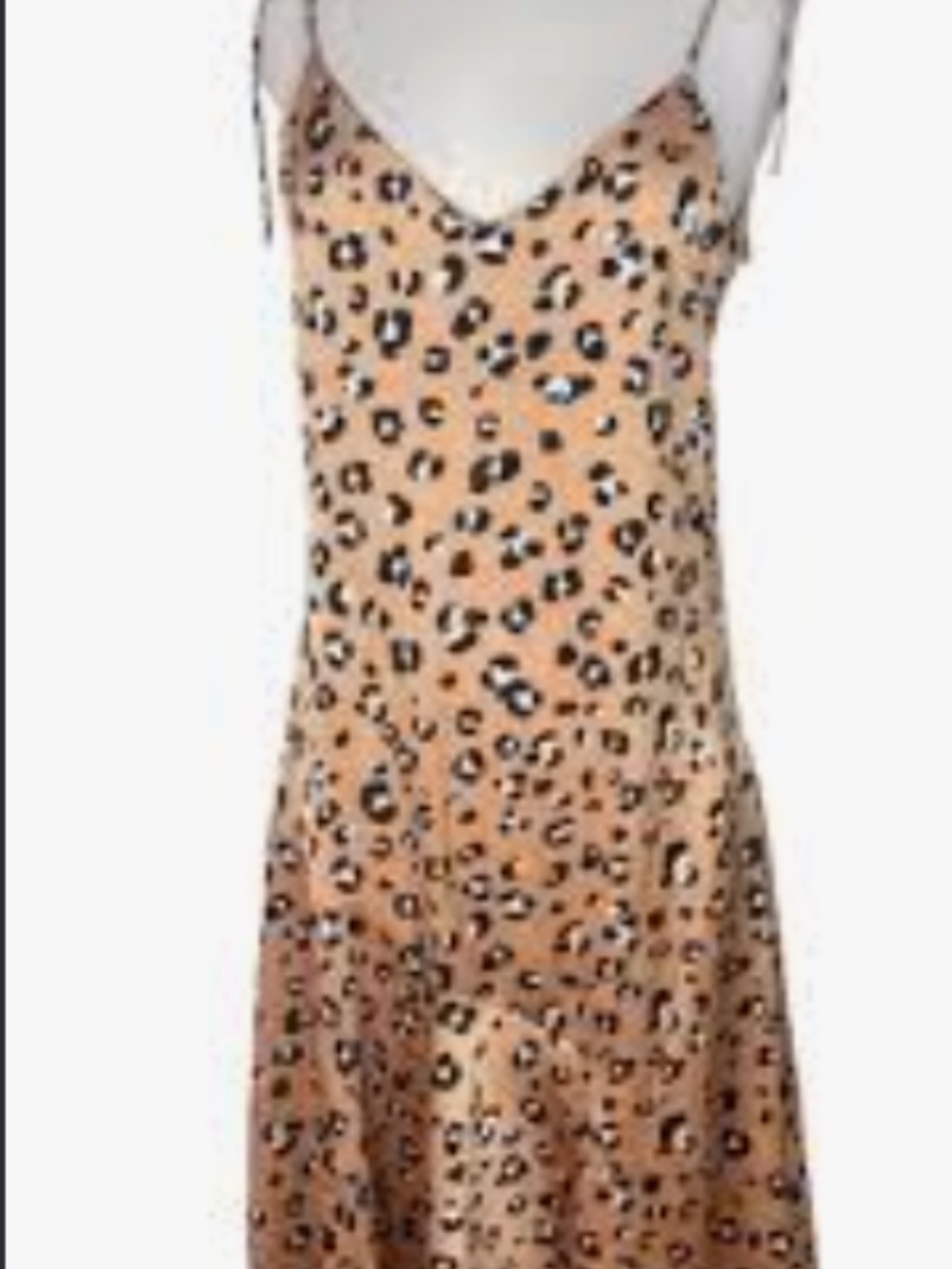 Forever 21 animal print slip dress medium